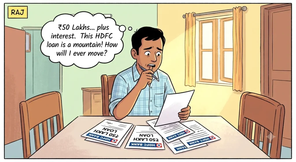 conversation between raj and natarajan for vendor refinance home loan